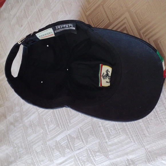 Ferrari Adjustable Baseball Cap SF Logo Hat RARE Official Product - Picture 6 of 11